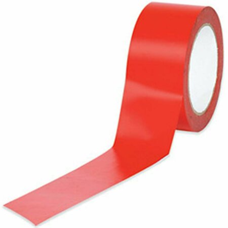 SWIVEL 3 in. x 36 yds. Red Solid Vinyl Safety Tape - Red SW3361076